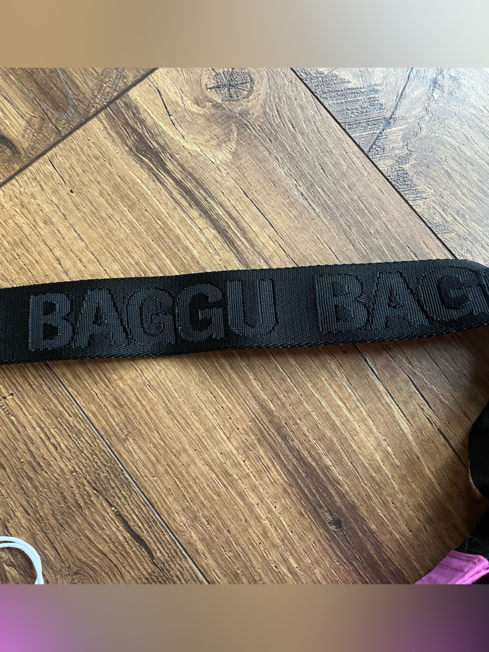 BAGGU Extra Pink Medium Crescent BNWT - Picture 9 of 9